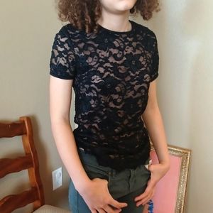 Harlow | Lace & Nude short sleeve